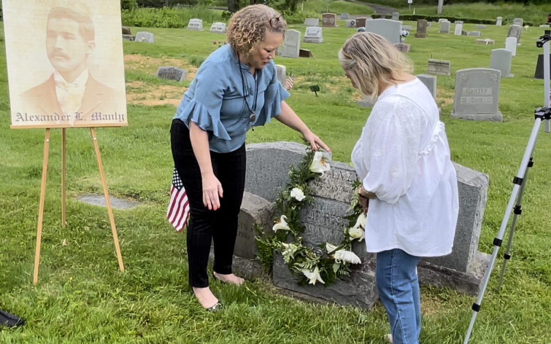 Gravesite Tribute to Alexander Lightfoot Manly