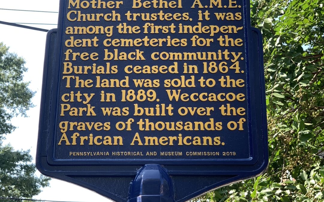 Stephanie Gilbert joins Mother Bethel AME Leaders and Philadelphia Mayor Kenney to Unveil Historical Marker